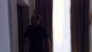 Bae bimbo gets nailed doggy style and blows huge dick