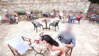 I PULLED OUT HIS MONSTROUS DICK INSIDE RESTAURANT! OUTDOORS EXTREM!