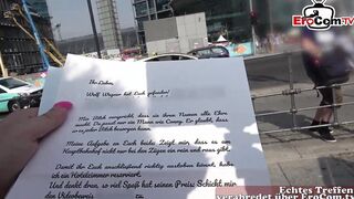 German Blonde porn video – Huge german Blonde pick up at the street for sex