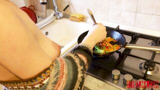 Nude cooking with Thelma episode one