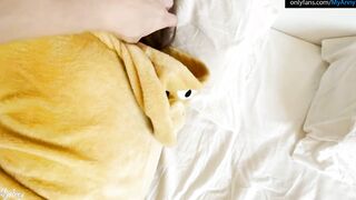 POUNDED his adorable gf into bear pajamas into the morning afte