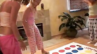18 Yo pajama party lesbians got nude together