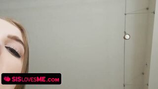 Sis Loves Me - Smoking Bombshell Hottie Surprised While Masturbating