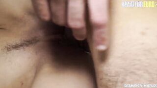 AMATEUREURO - Huge Titted Older Fuck Rough By Fat Penis