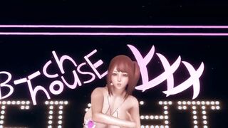 (MMD R18 HS2) THESE GIRLS LIKE TO DANCE SUCK AND BANGED