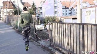 GERMAN SCOUT - FIT GERMAN FEMALE DOMINATION TEENS KATHARINA PICKUP BANGED!