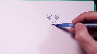 Drawing Goddess girls with huge boobs, juicy butt with a