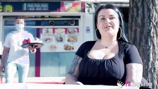 They all want an encore: BEAUTIFUL BIG TIT Sandra makes a