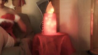 Dildofuck at the fireplace