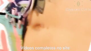 Cassiana Costa working out and then having sex with several
