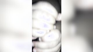 BBW Gf Giving Hand job & breasts nailed to her Bf