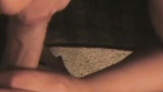 A Nice Fellatio From Redheaded Amateur cougar
