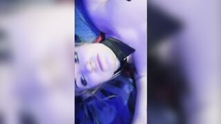 Bombshell hoe dancing and blowing cock