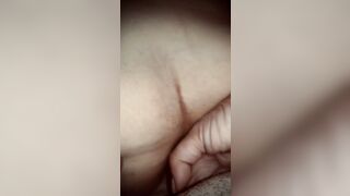 First anal on clip for fiance on leash