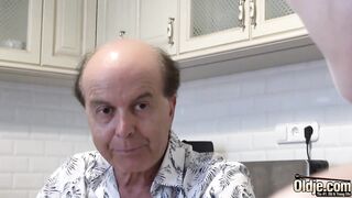 Grandpa has Deep Rough Banged With Long Beauty Barely Legal