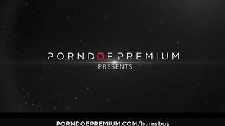 BUMS BUS - Hot long-titties German goddess Wild Vicky riding