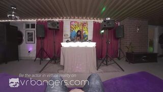 VRBangers Bombshell chinese DJ Rocks Your Rough Penis Into Her Mouth