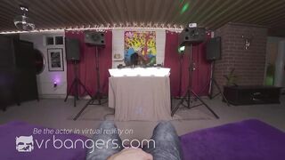 VRBangers Bombshell chinese DJ Rocks Your Rough Penis Into Her Mouth