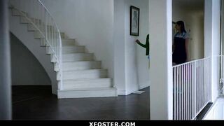 Adopted 18 Yo and Foster Milf Sharing Same Daddy's Cock |
