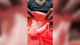 Cock Rub with Cutie Satin Salwar