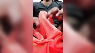 Cock Rub with Cutie Satin Salwar
