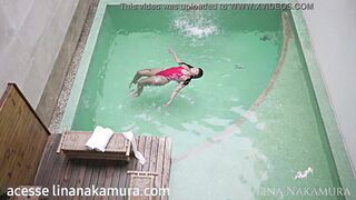 No need to take off your bikini, no! Just pull