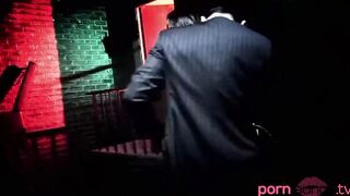 Hooker gets hard boned and blows