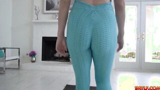 Justin can't help but banged yoga instructor Lily Love
