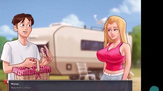 SUMMERTIME SAGA #92 • Finger Fuck her tight teenagers cunt