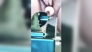 Long ass fuck by screwed machine