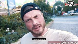 Slender german 19 Year Old with natural titted pick up at the