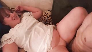 Huge butt sexy gets fuck around her apartment
