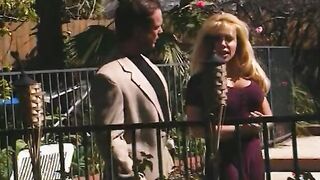 milf moans with satisfaction while getting banged outside