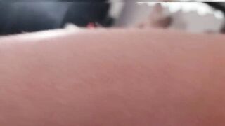 Quick banged while parents are out - Creampied Stepsister