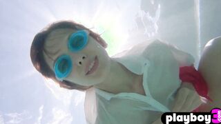 Hispanic huge butt teens Alina Lopez pose totally nude and