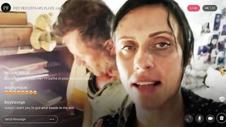 PERVERSE FAMILY LIVE: Charlie's Thick Cum Inside Anna's Anus
