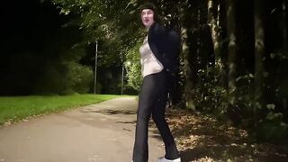 Swallowed sperm. Butt Spanking. pov head. Outdoors Throat.