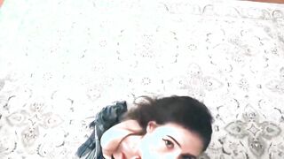 Blowing stepbrother while milf is not at home