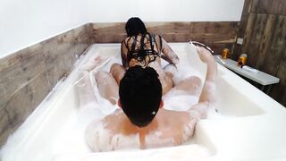 cheating hispanic wifey getting hard screwed inside the jacuzzi hot tub