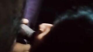 Hand Job and gives a deep throat