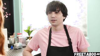 Stepmom Lauren Phillips Rewards Her Stepson Ricky Spanish With ANAL