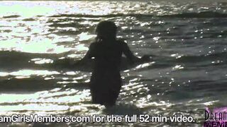 Nude On The Playground And Busted Flashing
