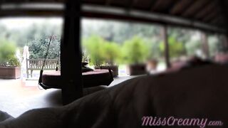 My professor blows her school girl's penis inside outside club Risky sex