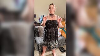 Marie's Edging Orgasm While Modeling and Dancing