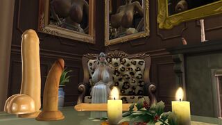 GRANDMA TREAT four - Big Boobed Mayor's Butt Call - Sims