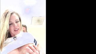 Stadium toilet pounded