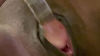 Mrs Bell toy home alone masturbation squirting beginner