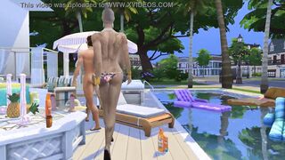 OLD LADY TREAT two - When the cuckolds are away the