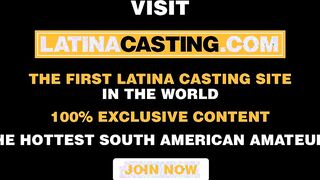 Curly Red Head Hispanic Exited For First Anal Casting Jizzed