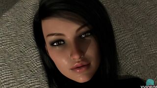 INTERTWINED #78 • Beauty dark haired professor riding long penis